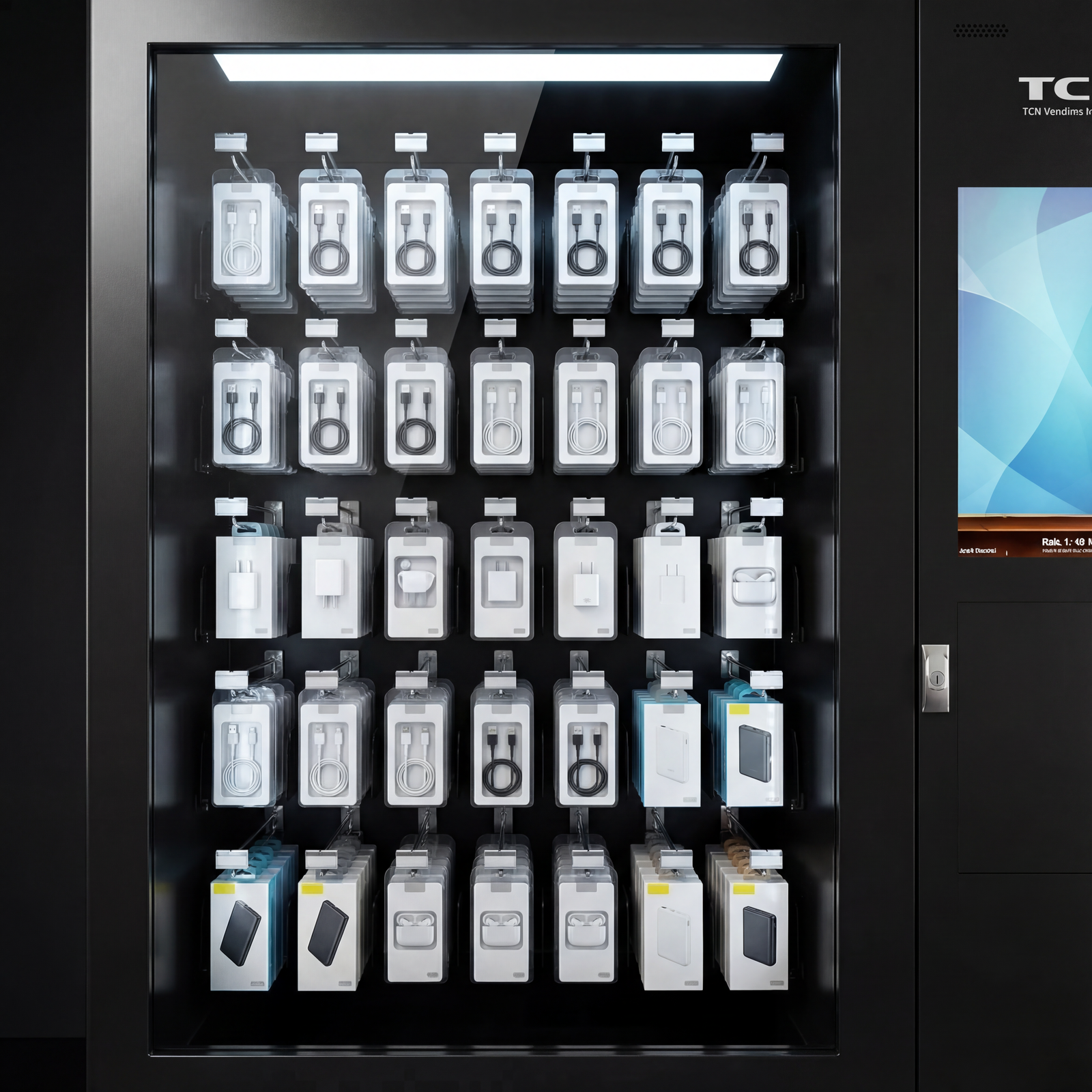 Verkaufsautomat mit Hook-System inkl. Kühlmodul