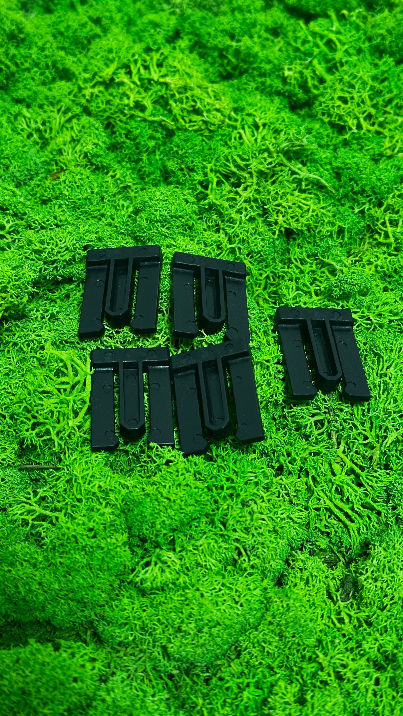 Befestigungsclips für Beförderungssysteme im 5er Pack 