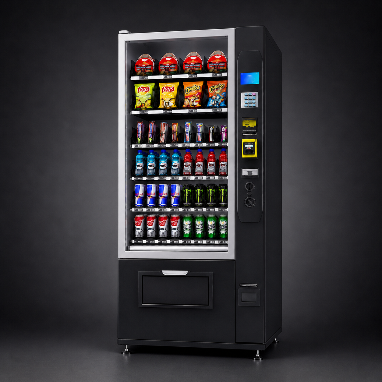 Kompakte Snackkombi ohne Lift mit kleinem Display