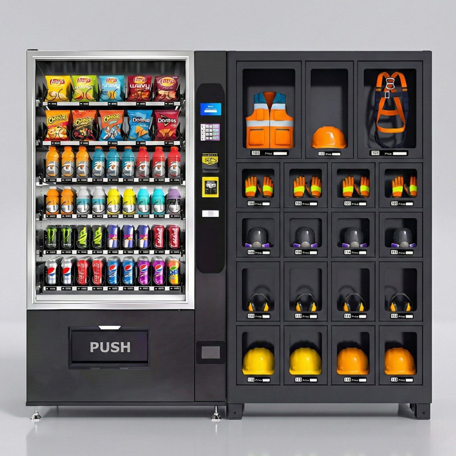 Schließfachstation Kombi