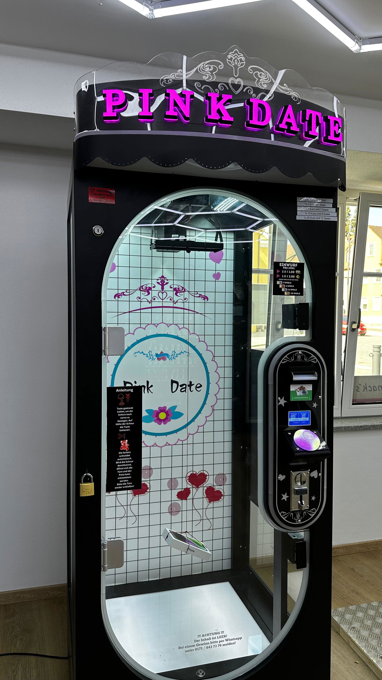 Spielautomat Pink Date Barber Cut Arcade Game