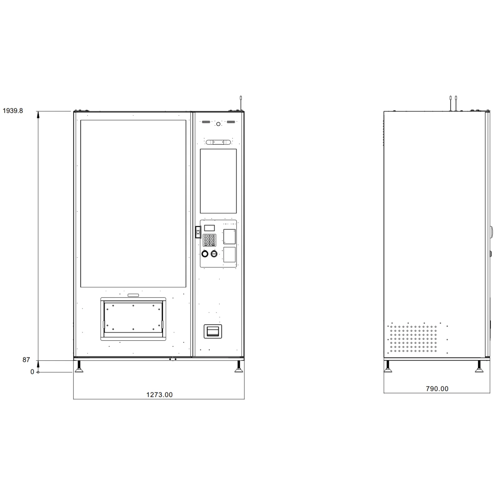 Secret Pack Automat Grundriss