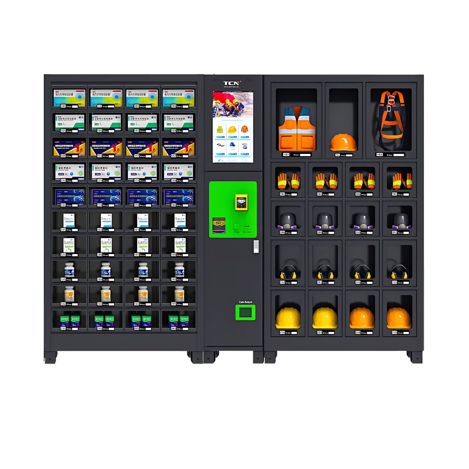 Doppelte Schließfachstation