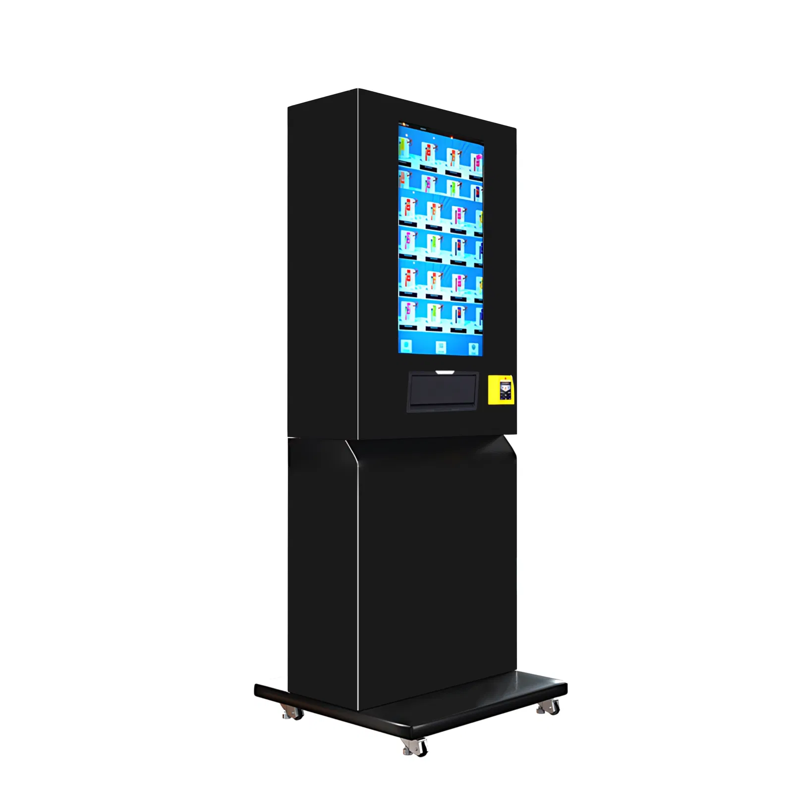 Vape Automat mit Bodenhalterung Seitenansicht