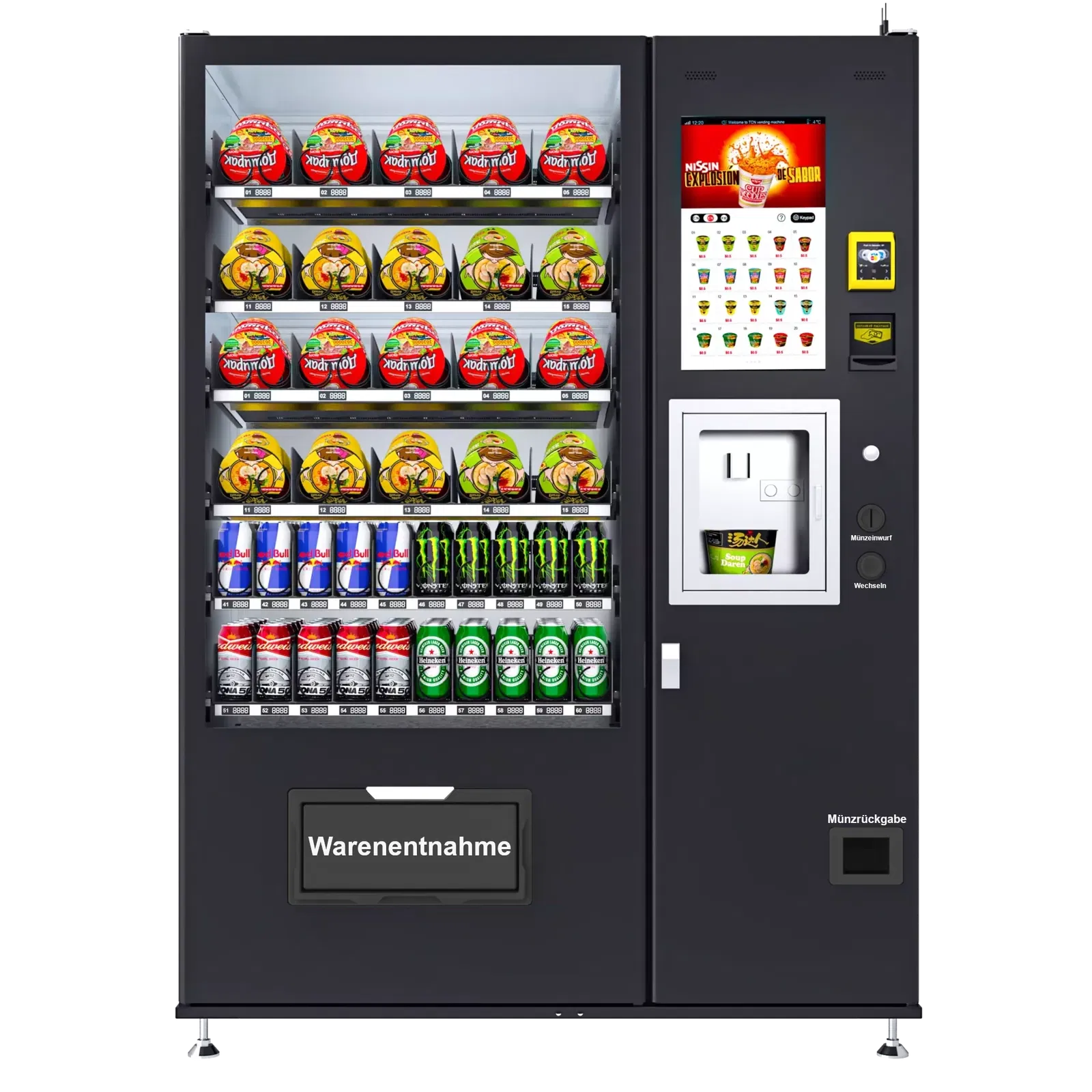 Heißwasser-Verkaufsstation für Instant-Nudeln