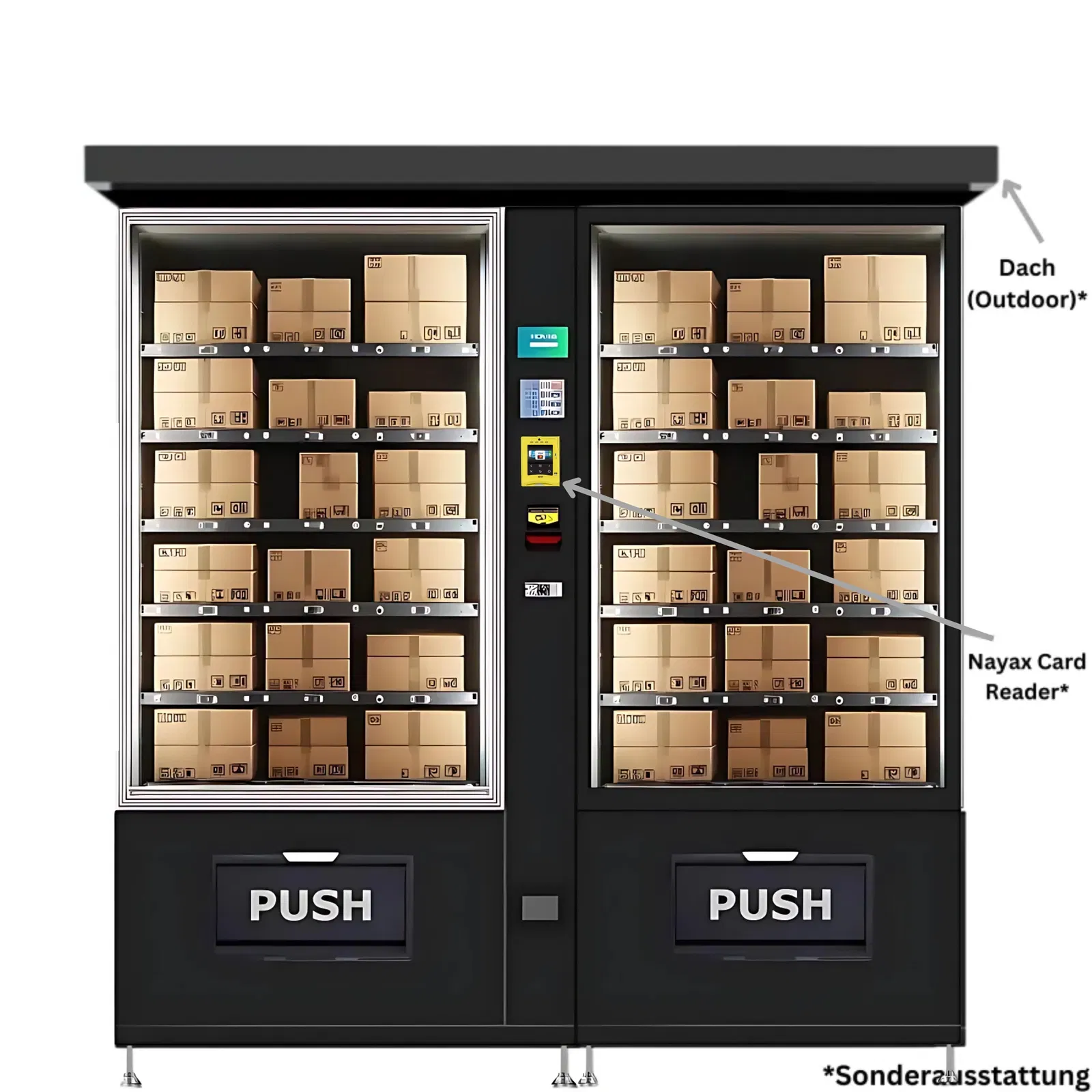 XXL Secret Pack Automat mit Lift