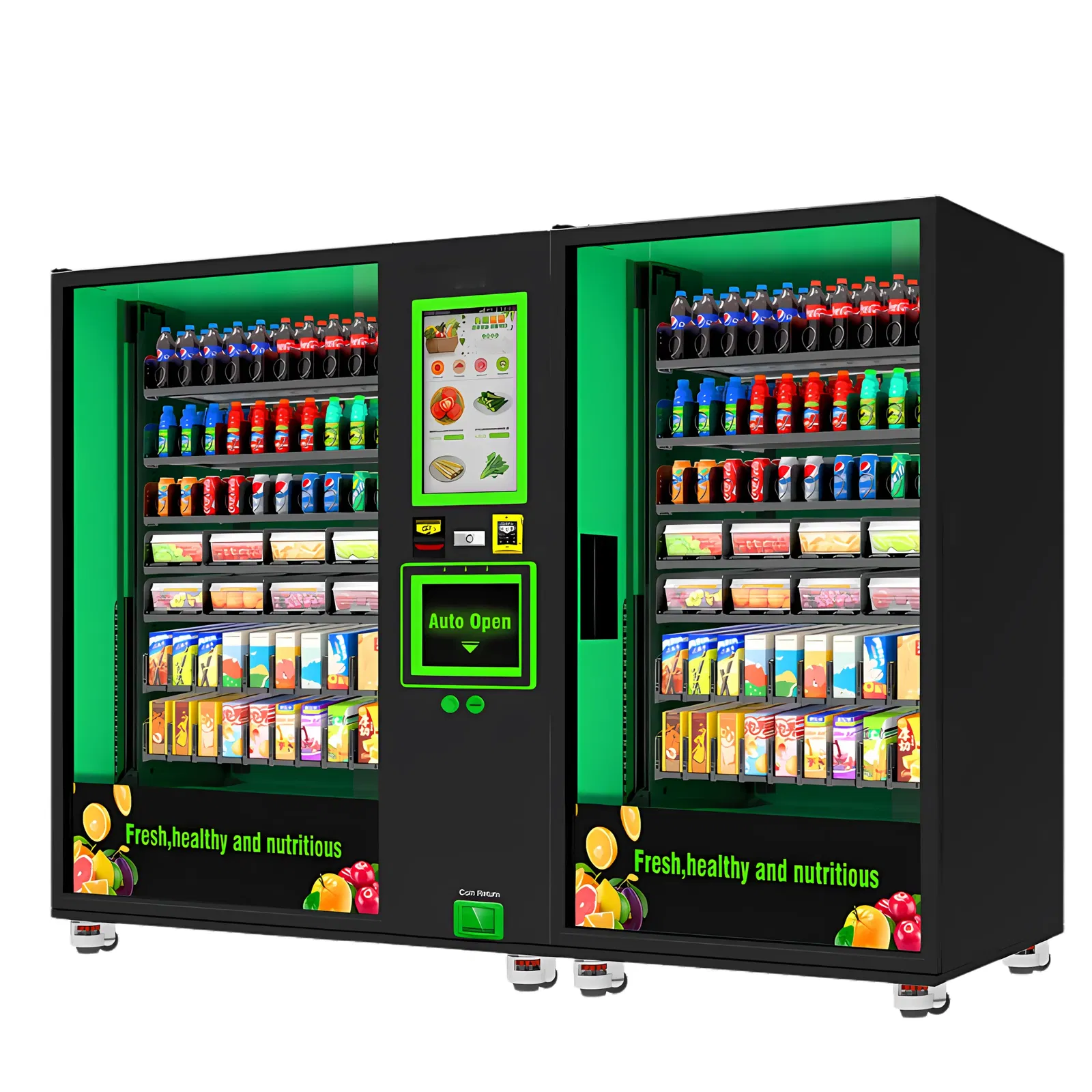 Mini-Supermarkt Automat von TCN Vending und Vendy1 Seitenansicht