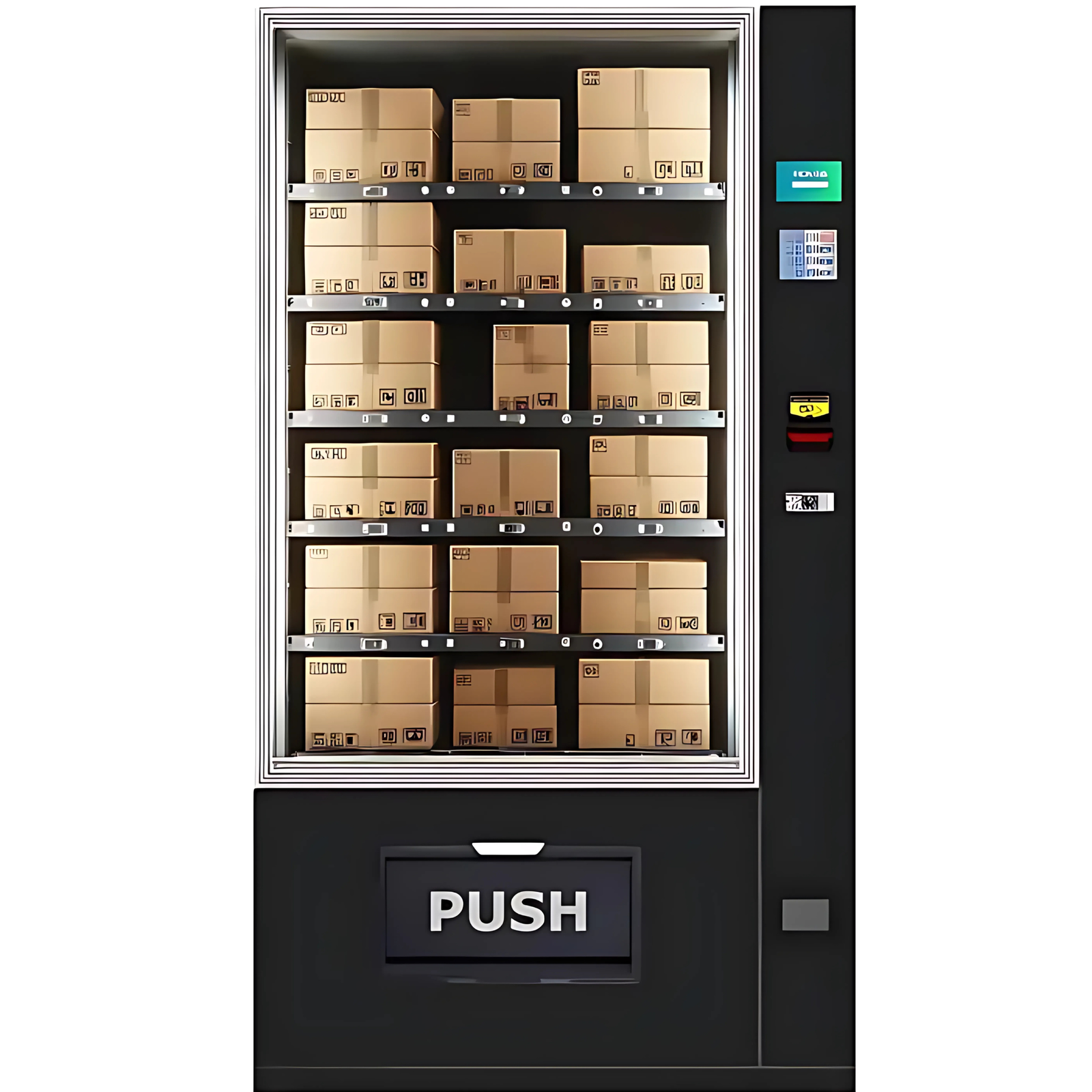 Secret Pack Automat mit Lift