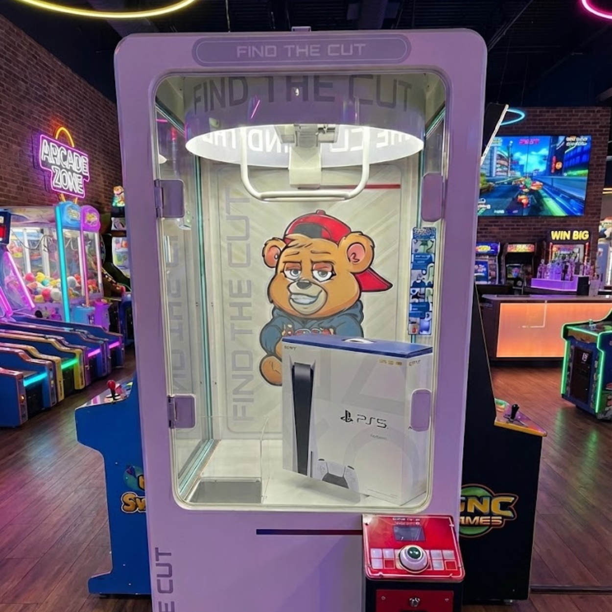 Find The Cut Scherenautomat mit Trostpreisausgabe