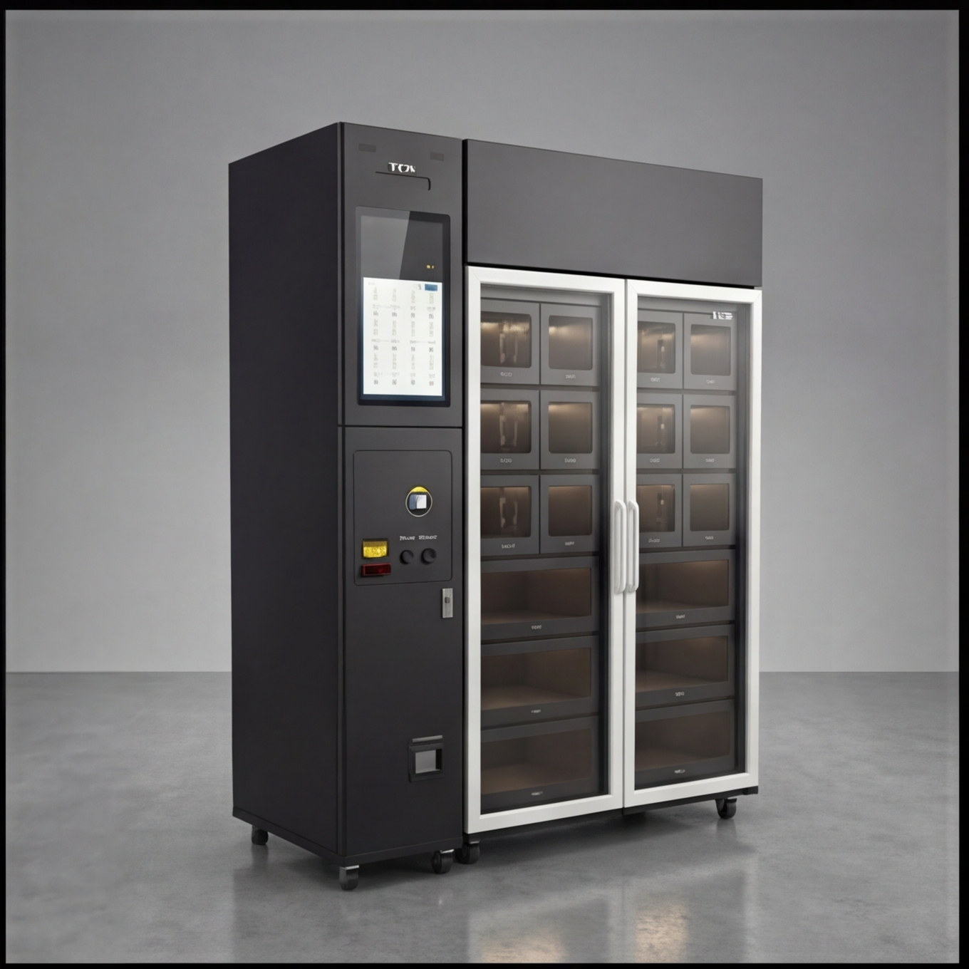 gekühlte Schließfachstation / Blumenautomat