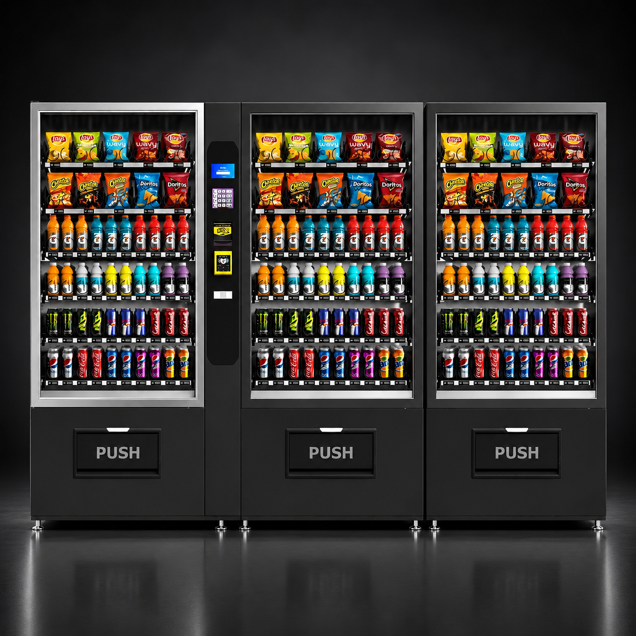 3in1 Hotelautomat ohne Lift