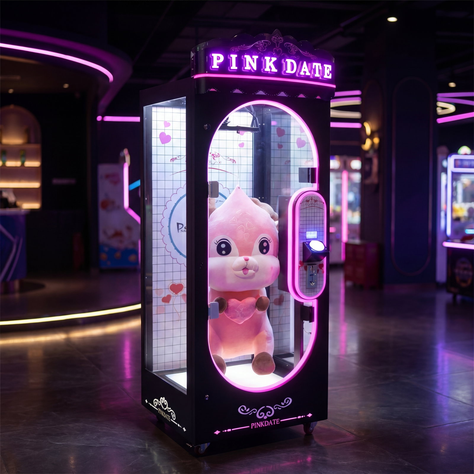 Spielautomat Pink Date Barber Cut Arcade Game