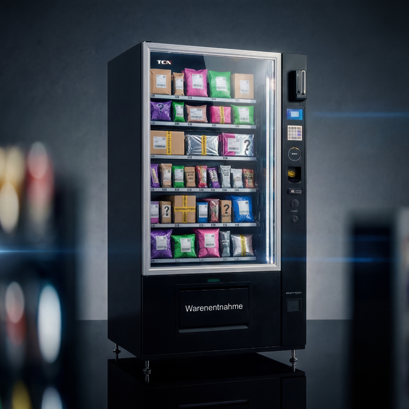 Secret Pack Automat mit Lift