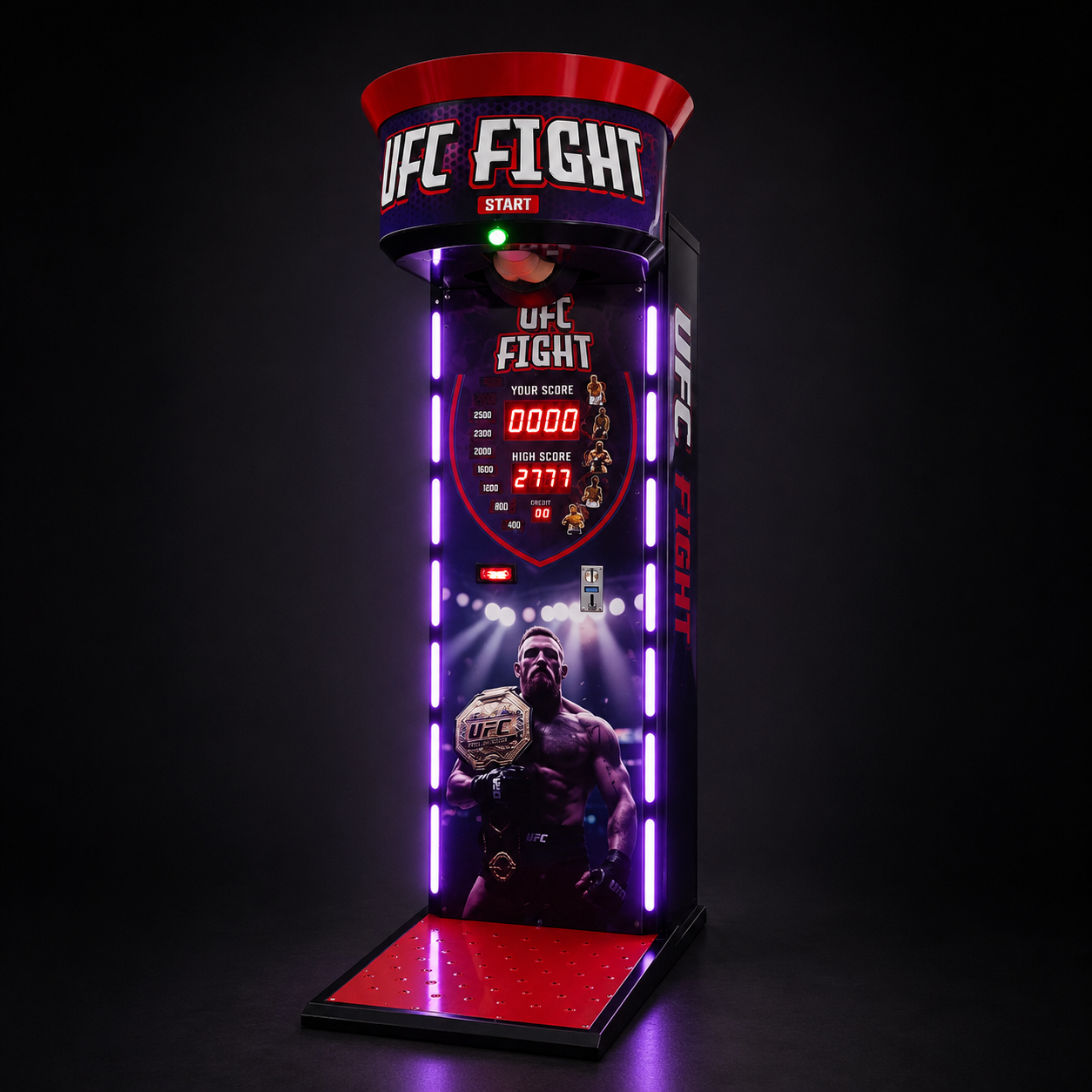 Boxautomat mit LED-Scoreboard