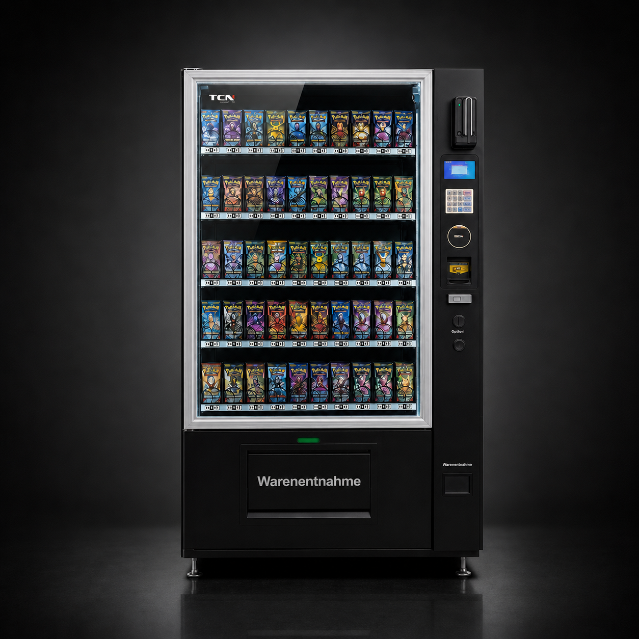 TCG Sammelkarten-Automat mit Lift