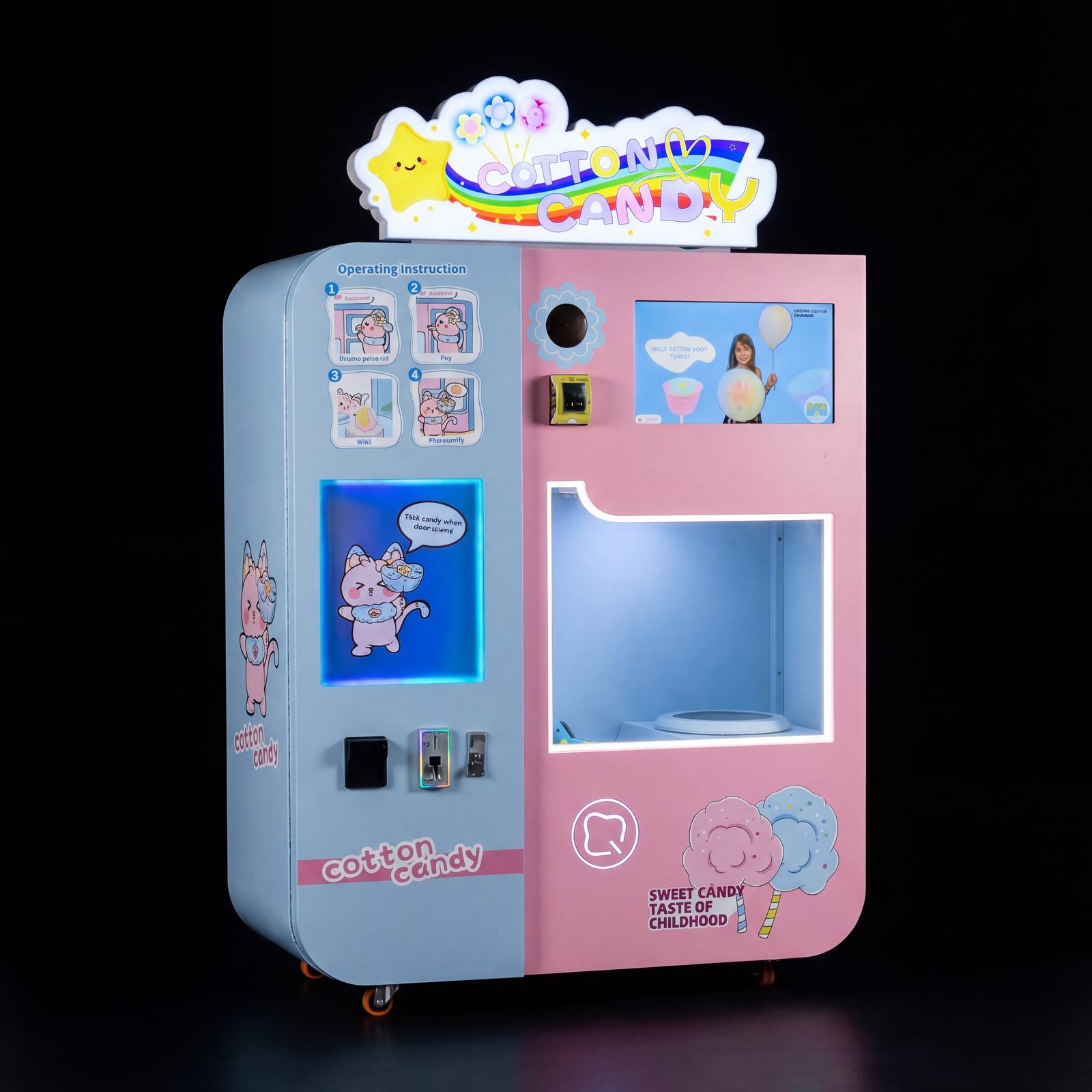 Automat für Zuckerwatte
