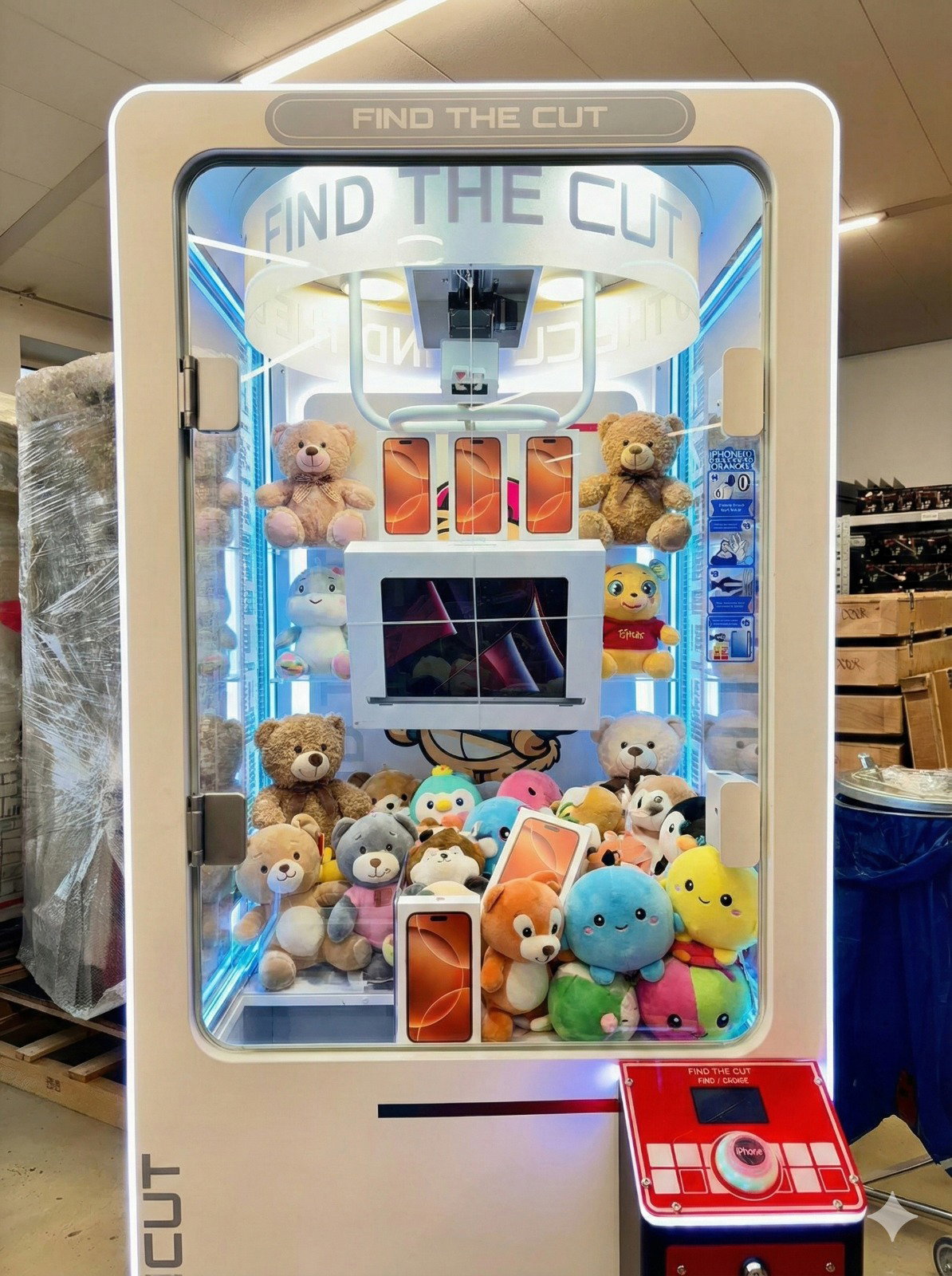 Find The Cut Scherenautomat mit Trostpreisausgabe