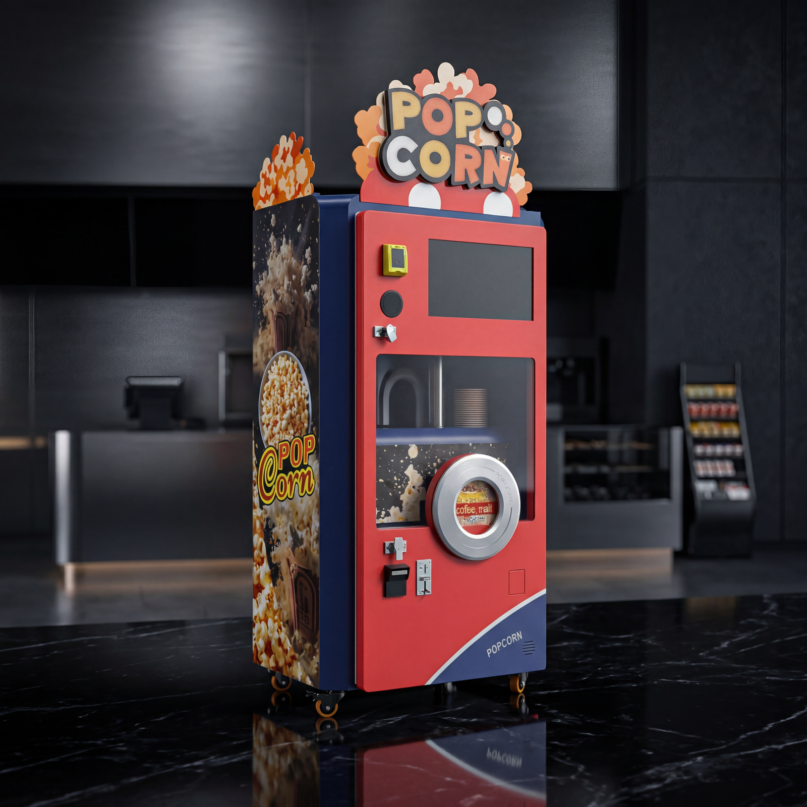 Machine for popcorn