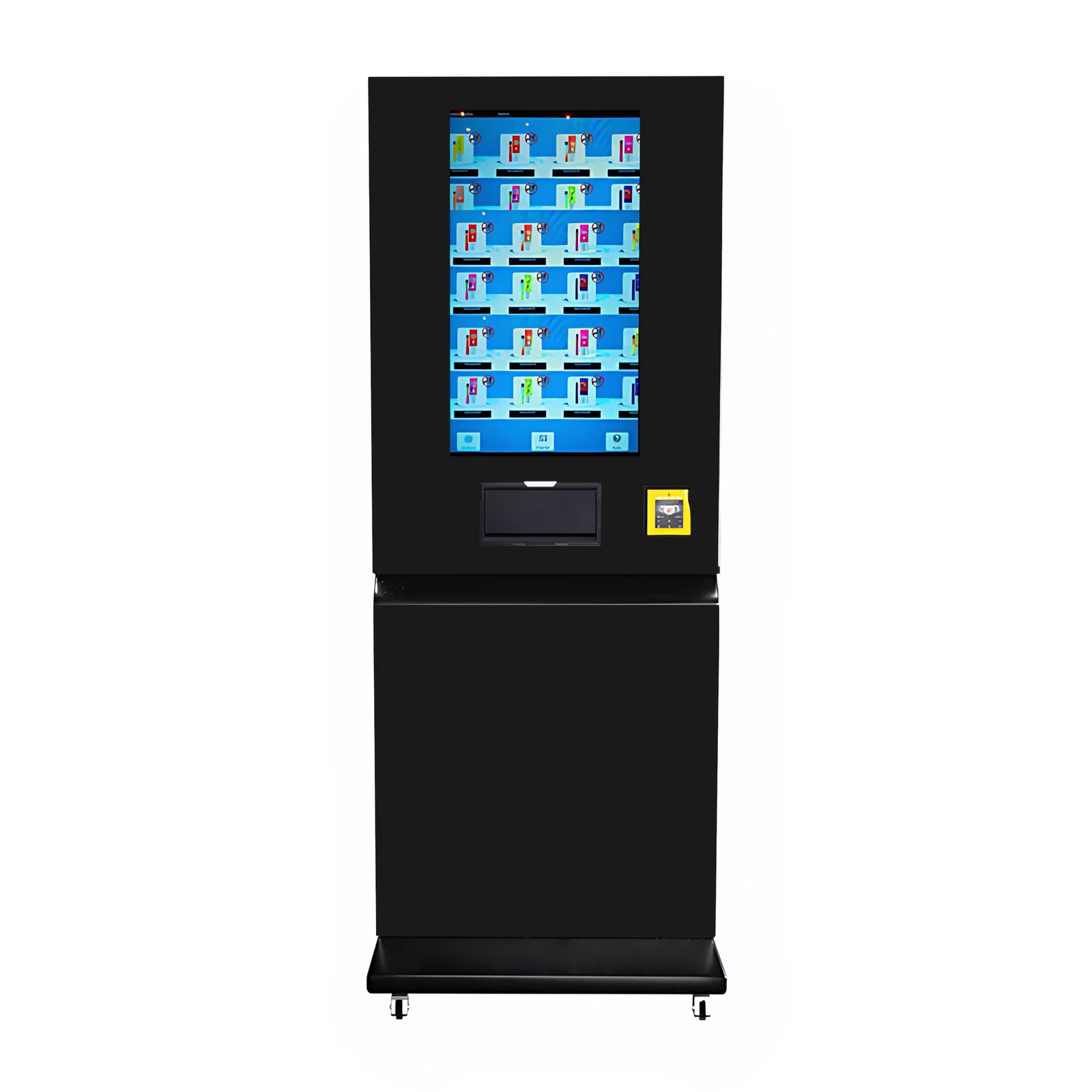 Vape Automat mit Bodenhalterung Frontansicht