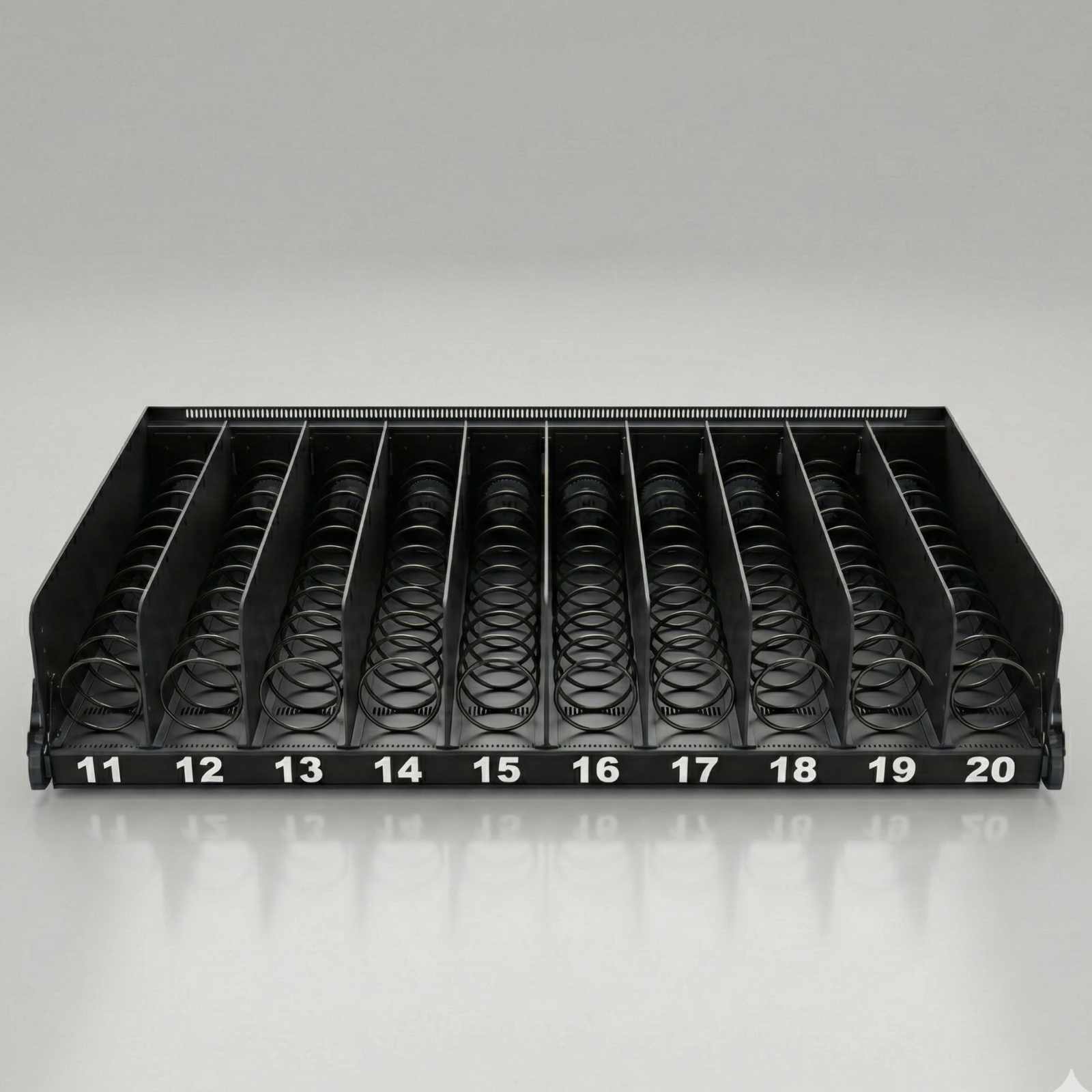 Tray für Spiralen (10 Slots) 87cm x 52cm