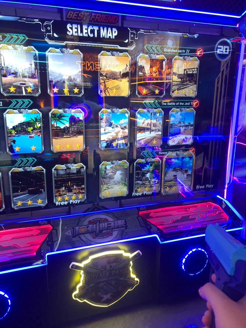 Gun God Returns 2/4-Player Shooting Arcade Machine