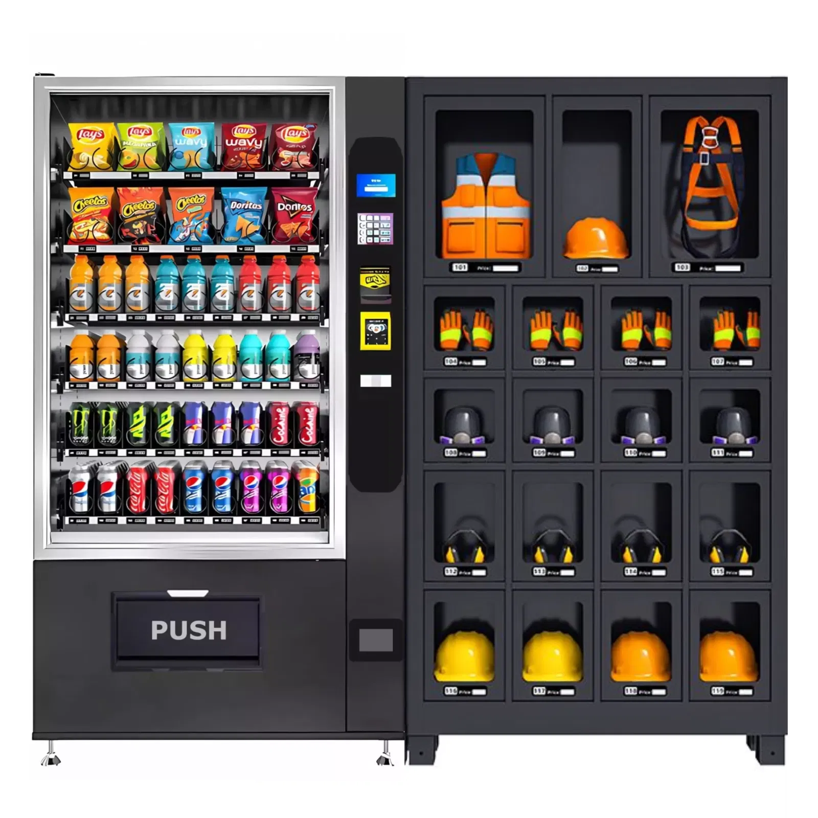 Schließfachstation Kombi