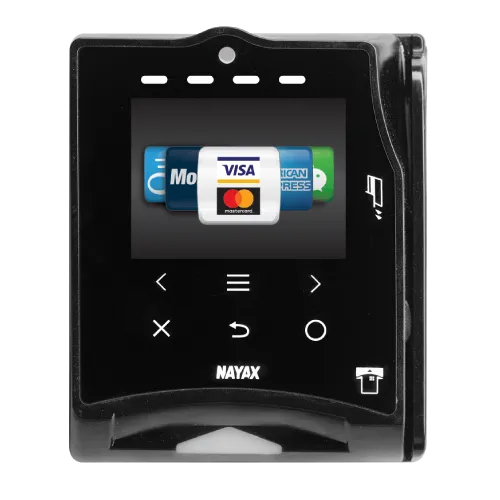 Schwarzes VPOS Touch für Kartenzahlungen